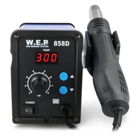 Soldering Station WEP 858D 700W Hotair With Fan Botland Robotic Shop