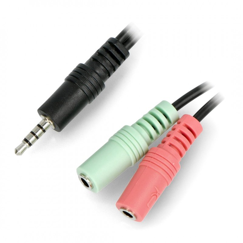 Câble audio Jack 3.5 mm / 2x RCA mâles - 10 m - Adaptateur audio