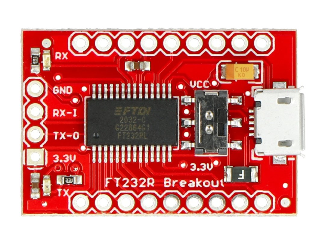 Converter USB-UART FTDI FT232RL 3.3V/5V MicroUSB Botland - Robotic Shop