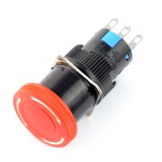 Safety switch ON-OFF mushroom - 23mm