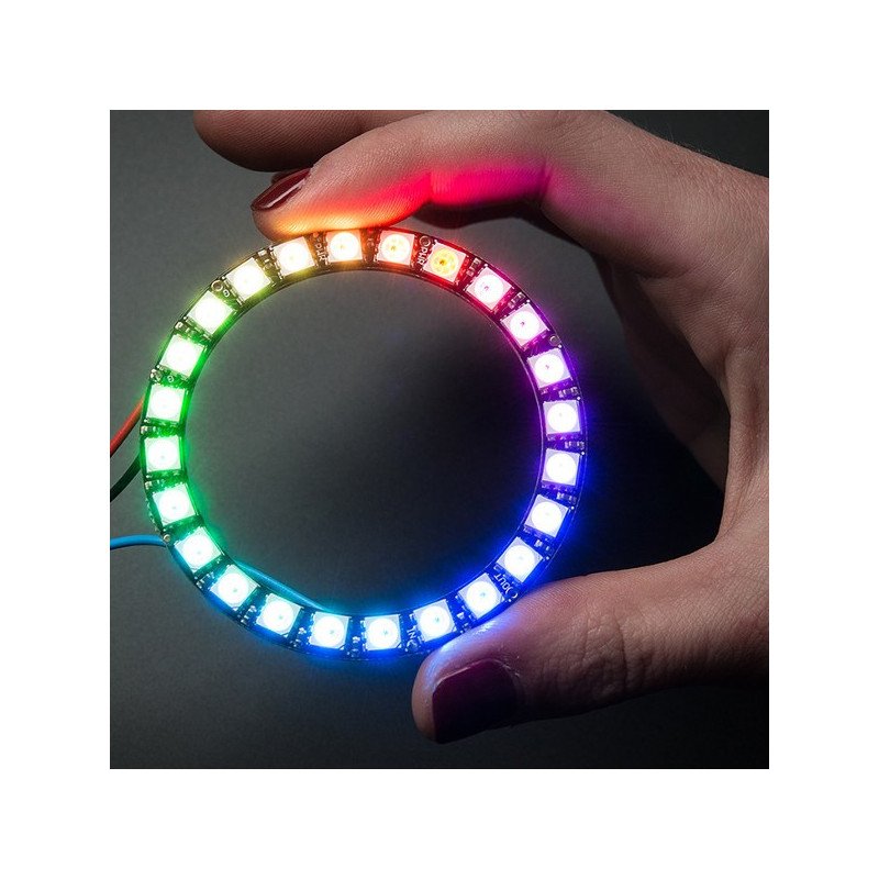 Adafruit NeoPixel Ring - ring LED RGB 24 x WS2812 5050