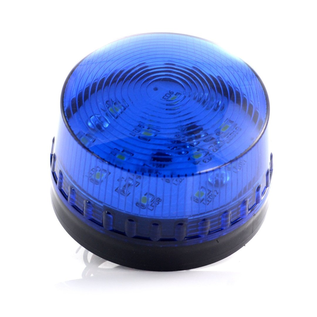 LED-Martin® flashing beacon with magnetic base in orange, 12V/24V