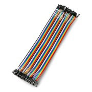 Connecting cables female-female justPi 20cm - 40pcs.