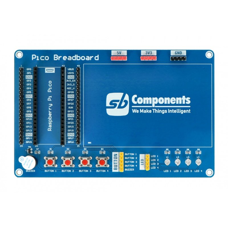 52Pi Pico Breadboard Kit Plus for Raspberry Pi Pico - Micro Center