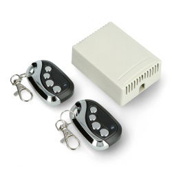 Remote controller 12V DC + remote controls 433.92MHz - 2 channels