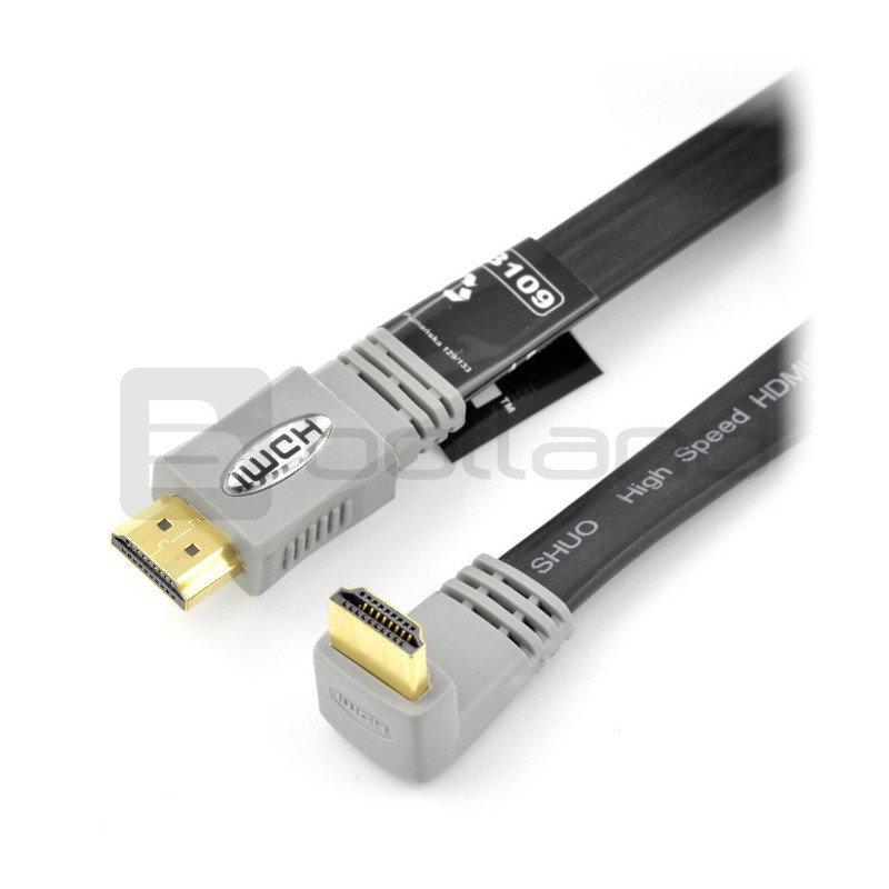 HDMI cable class 1.4 Titanum TB109 - 1.5 m long angle cable