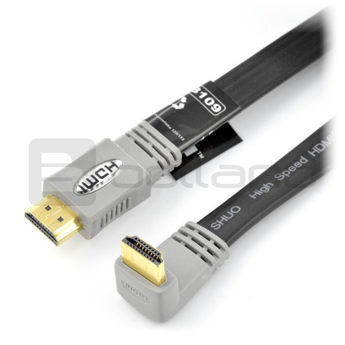 HDMI cable class 1.4 Titanum TB109 - 1.5 m long angle cable