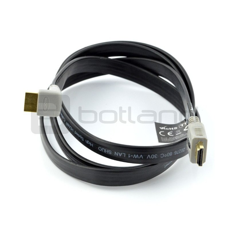 HDMI cable class 1.4 Titanum TB109 - 1.5 m long angle cable