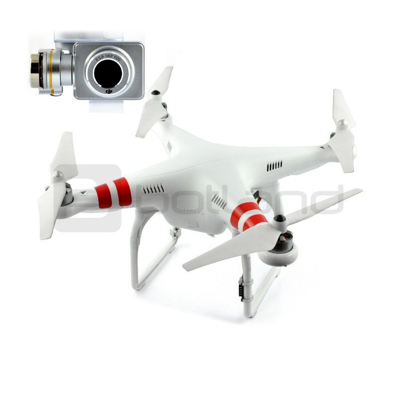 Quadrocopter DJI Phantom 2 Vision Plus 2.4 GHz with 3D gimbal and camera