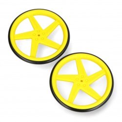 Yellow wheels - 2 pieces -...