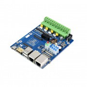 Dual ETH Quad RS485 Base Board (B) - Lead expander for Raspberry Pi Compute Module 4 - Waveshare 2166
