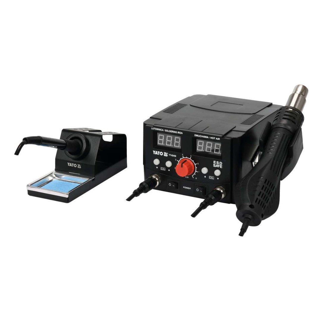 Soldering station hotair and tip-based 2in1 Yato YT-82458 - 750W