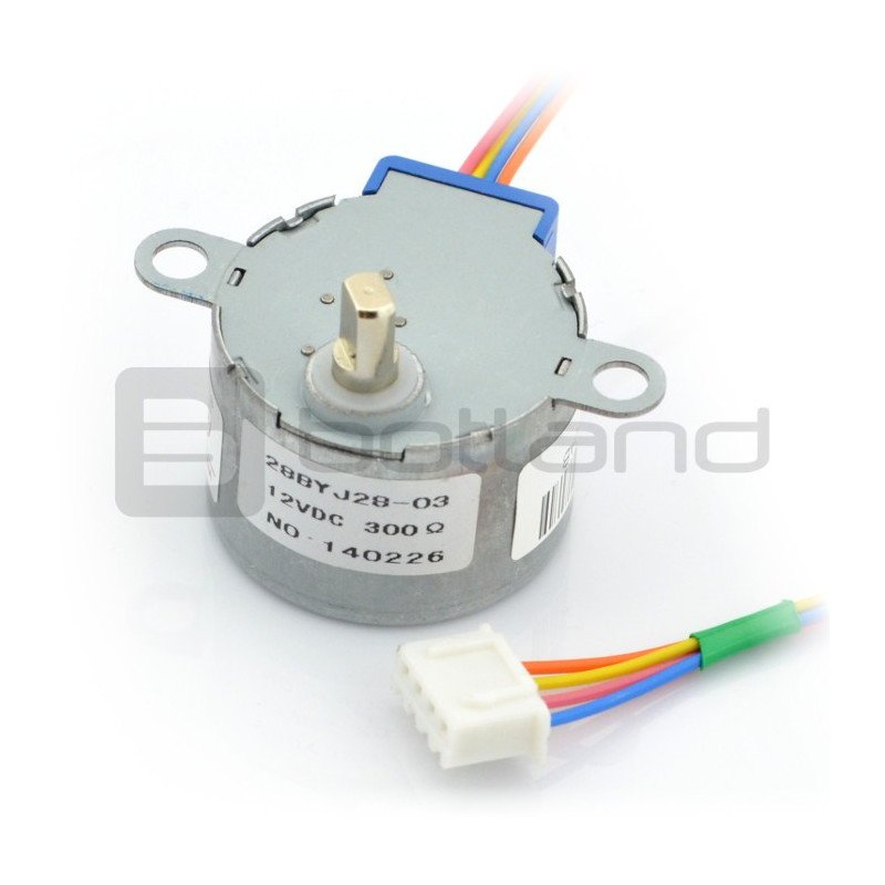 Stepper motor with gear 28BYJ28-03 5V 0.2A 0.04Nm