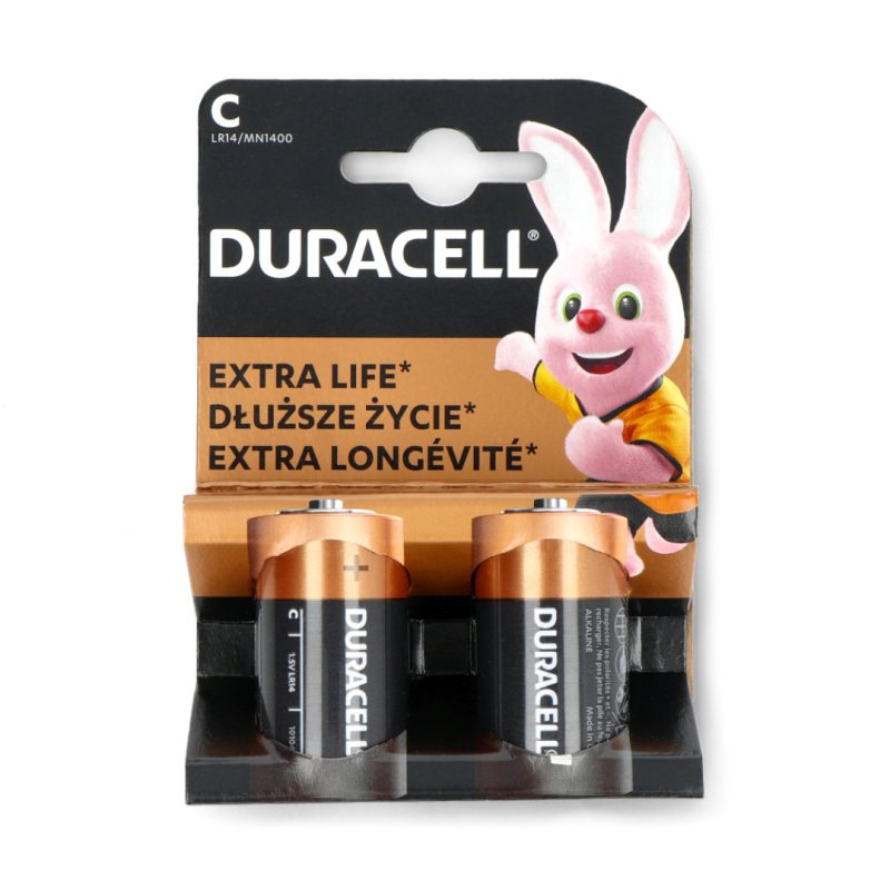 UNO Extreme and Duracell Plus C Alkaline Batteries, 1.5 V LR14