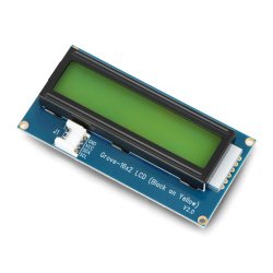 Grove - LCD display 2x16 characters with backlight (Black on Yellow)