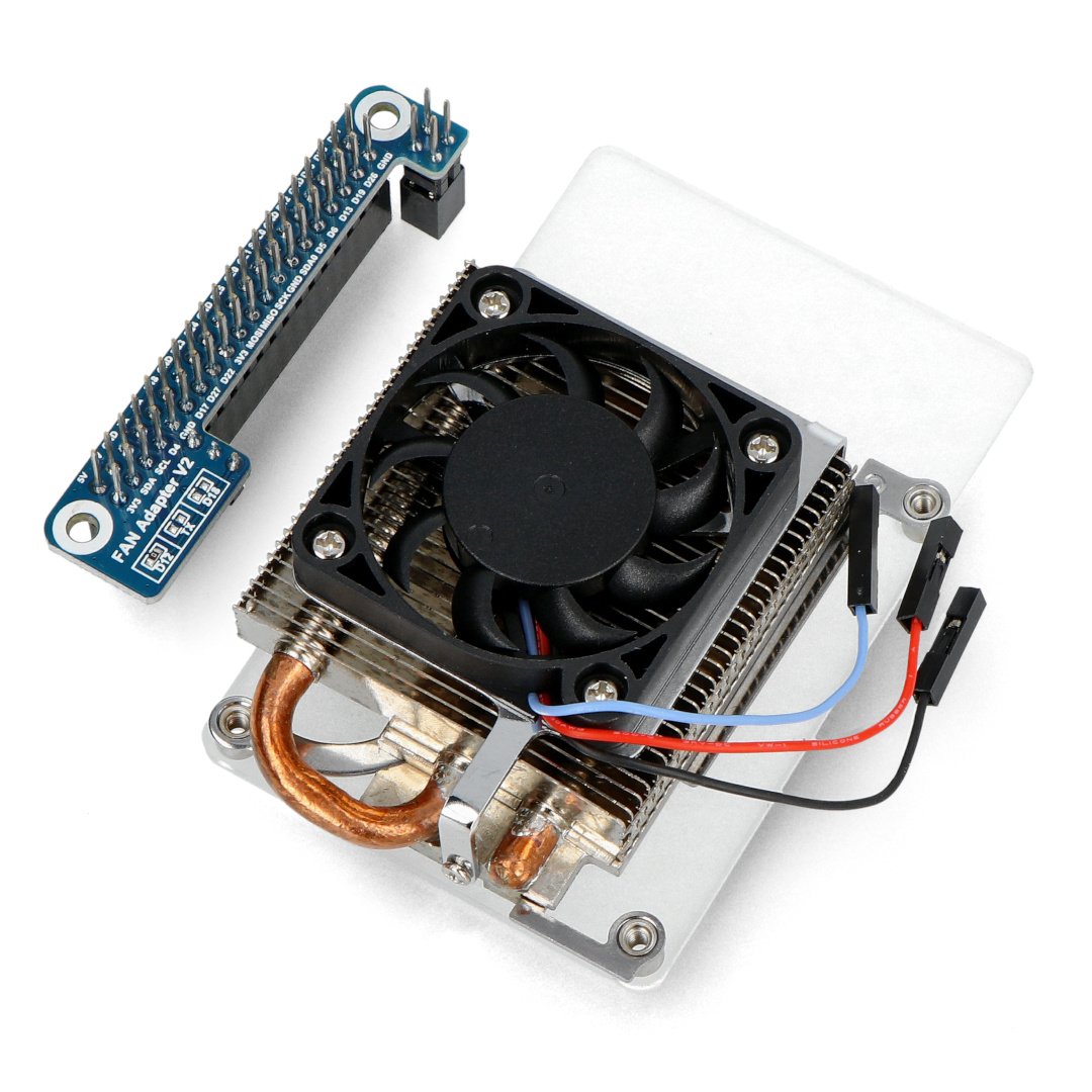 Ultra Thin ICE Tower Cooling Fan - for Raspberry Pi 4B - adjustable speed +  accessories - Waveshare 23093 Botland - Robotic Shop