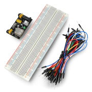 Buy Set of breadboard 830 + cables + power module