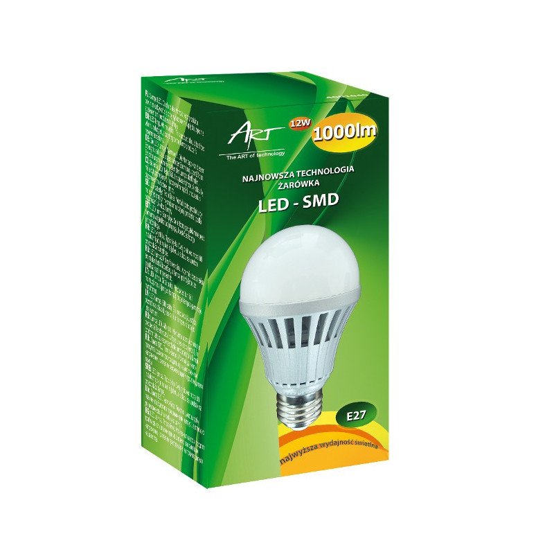 LED bulb ART, E27, 12W, 1000lm