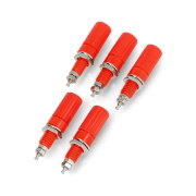 AL2418 socket - red - 4mm