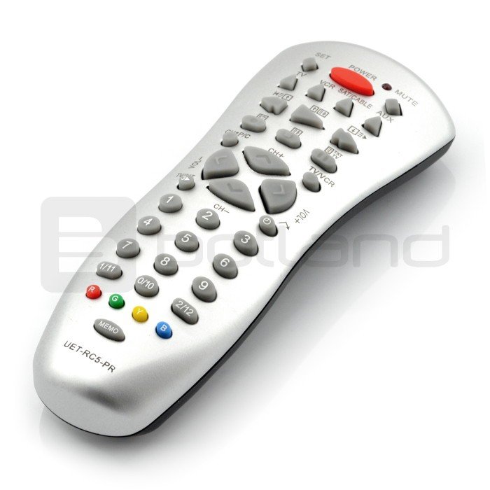 UET-RC5 remote control with RC5 coding