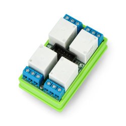 Tinycontrol LANKON-094 - relay module 4x10A /coil 5V  for GSM/LAN controller -  for DIN rail