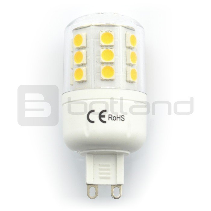 Force Light LED bulb, G9, 5W, 370lm, warm color