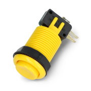 Arcade Concave Button 3,5cm - yellow - SparkFun