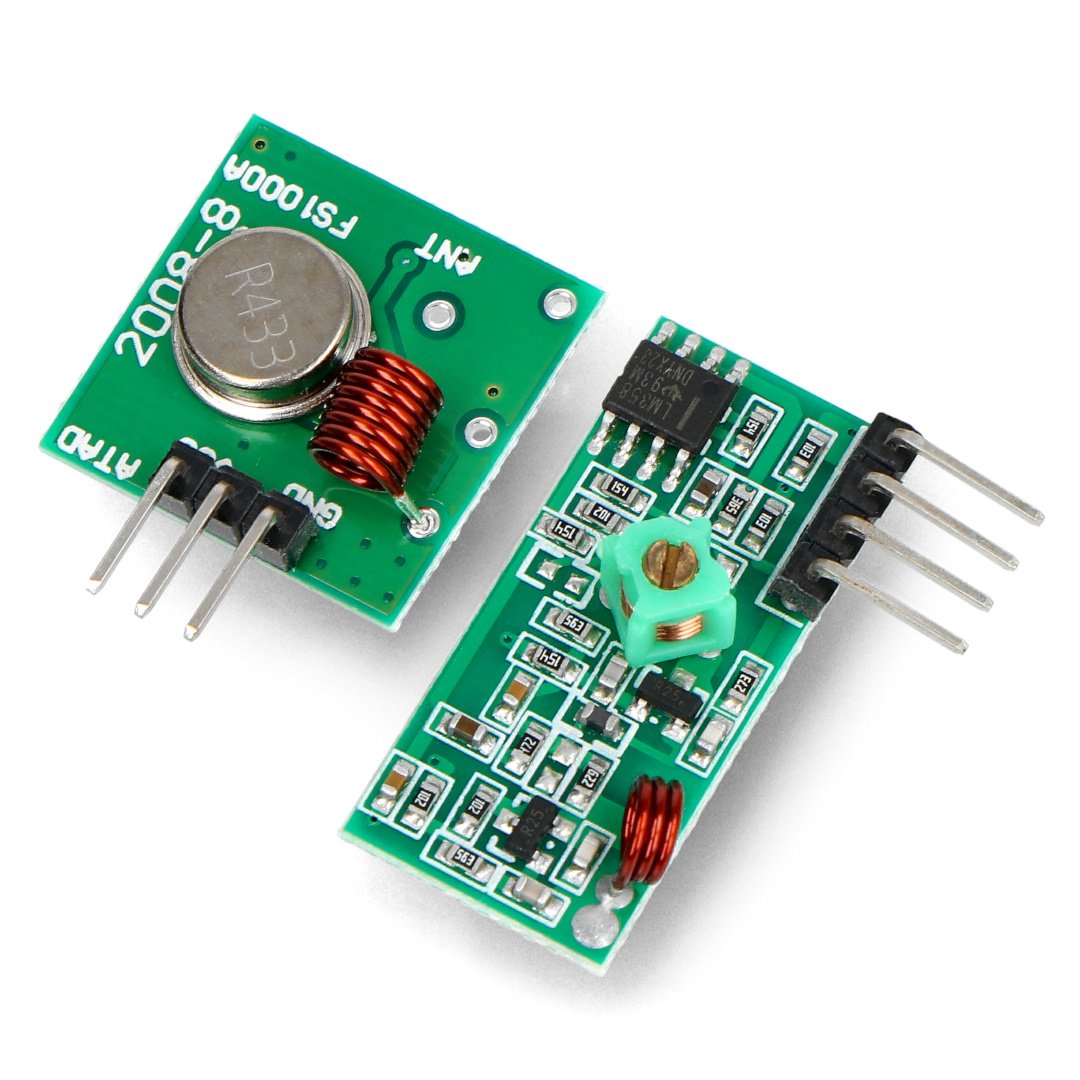 Radio module transmitter FS1000A + receiver 433 MHz