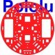 Chassis Pololu 5" RRC04A - black Chassis Pololu 5" RRC04A - black