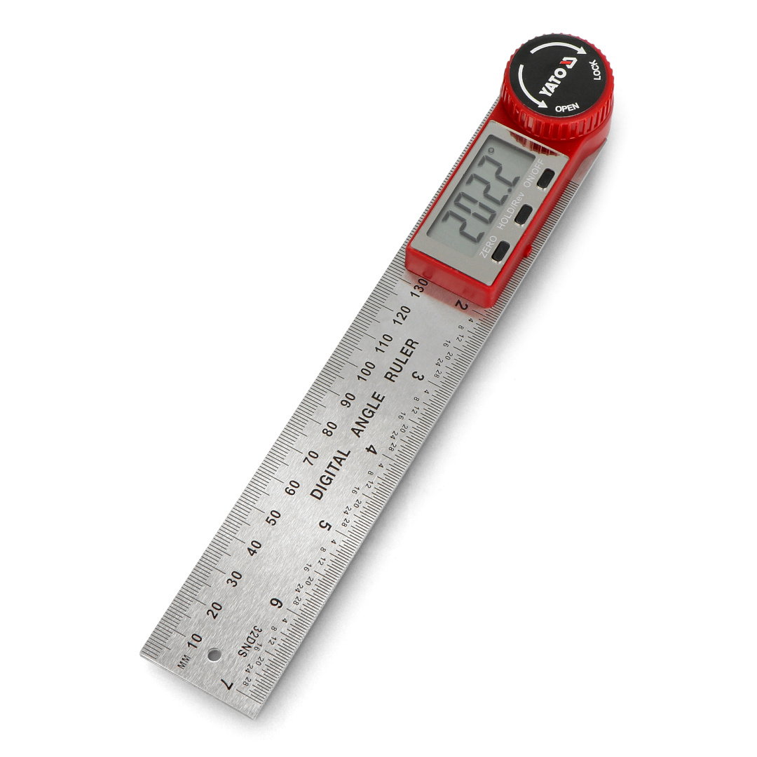 Electronic protractor 200mm - Yato YT-71003