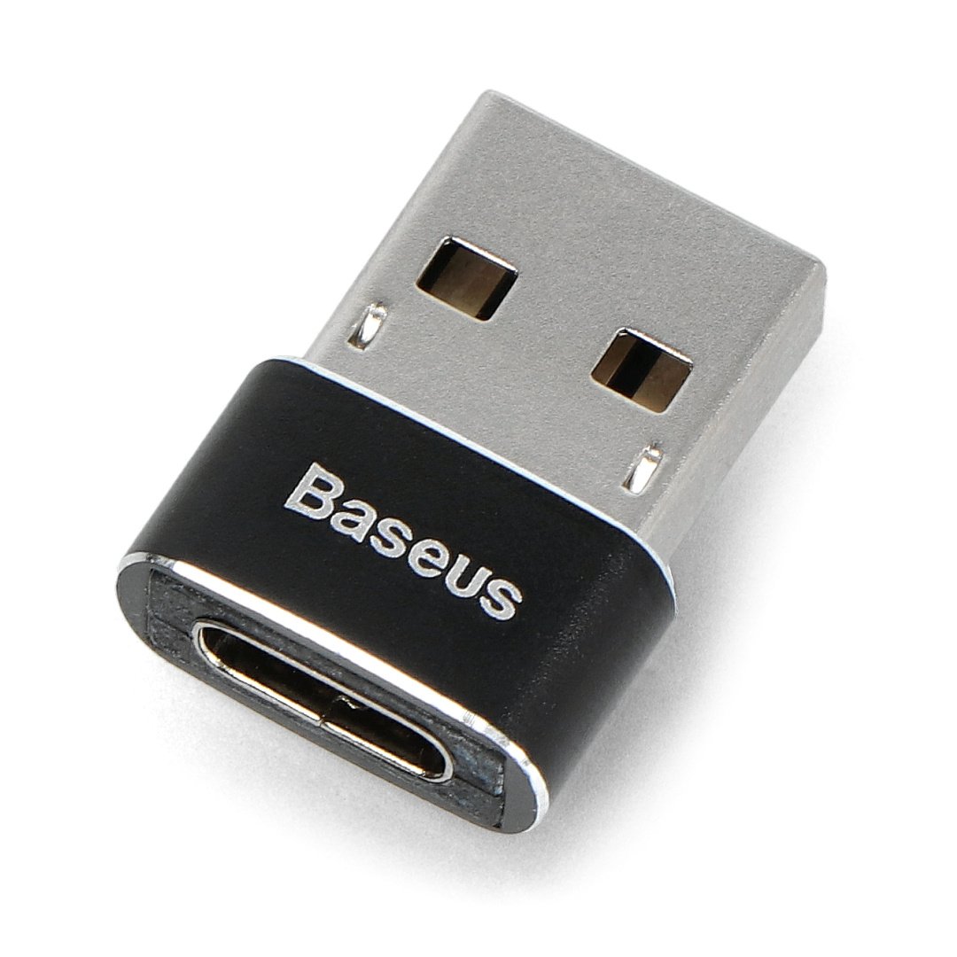 Baseus USB Male To USB-C Female Adapter (CAAOTG-01) (black) Price