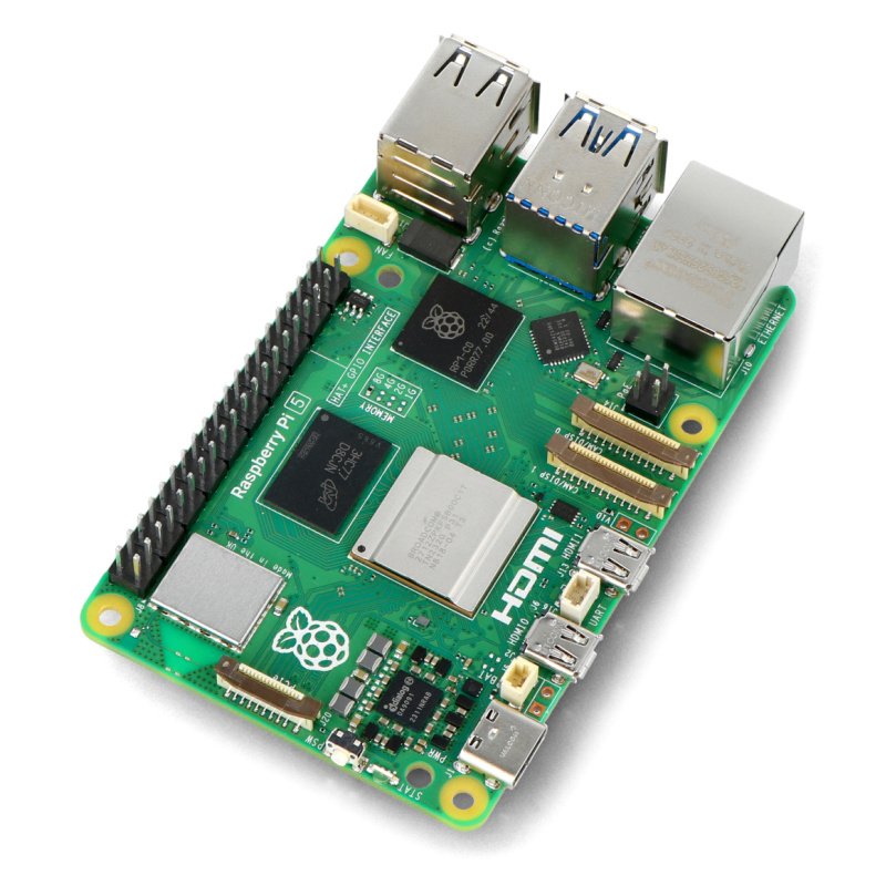 Raspberry Pi 5 Kit, Options for Kits and 4GB/8GB RAM, BCM2712 processor,  2.4GHz quad-core 64-bit Arm Cortex-A76 CPU, Built Using RP1 I/O Controller  Designed By Raspberry Pi