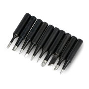 Set of tips for soldering stations - Black series