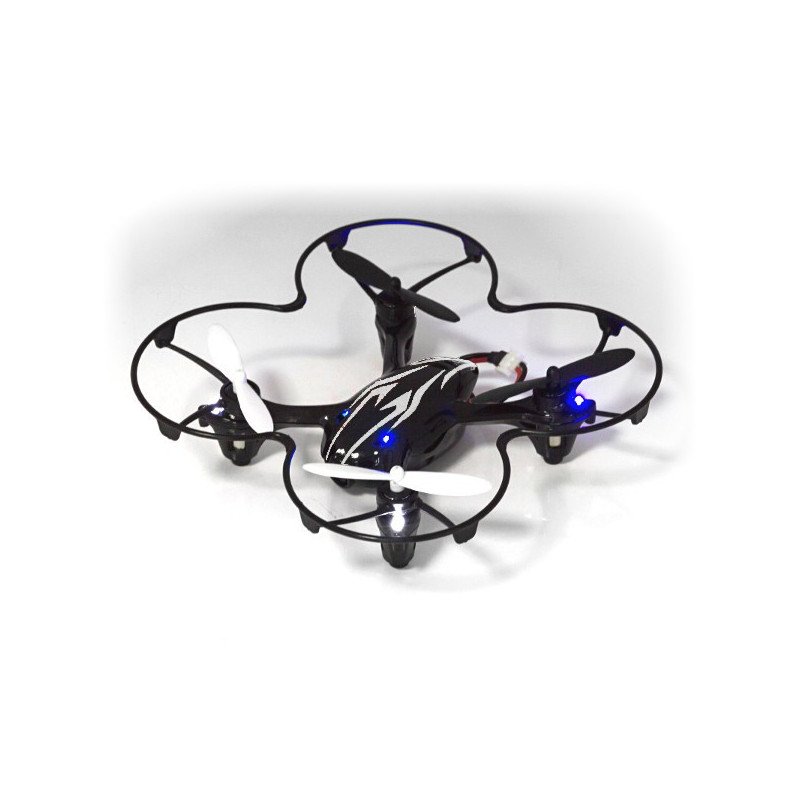 Quadrocopter Shadow Breaker Top Selling X6 black and white 2.4GHz with camera - 13cm