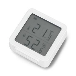 SwitchBot Thermometer & Hygrometer Plus, Smart Bluetooth Temperature  Humidity Sensor, 3 LCD Display, White, 2 Pack 