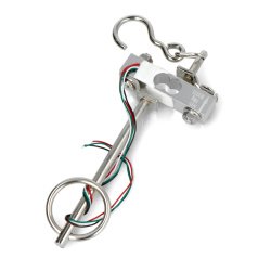 Strain gauge beam 10kg - pressure sensor with hook and bar - HX711 ...