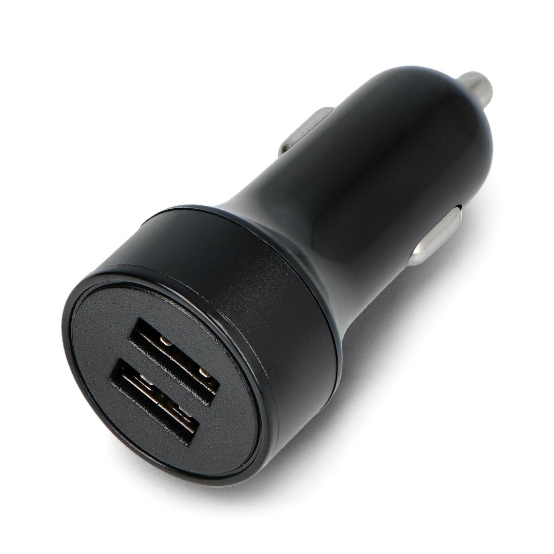 12-24V 3.1A Dual LED USB Car Auto Power Supply Charger Port Socket Random  colour