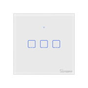 Sonoff T2EU1C-RF - Three Channel Smart Wall Switch - RF 433 MHz - White