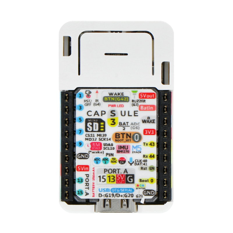 M5Capsule Kit - development board with M5Stamp S3 - M5Stack K129