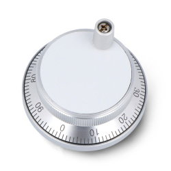 CNC Rotary Encoder - 100 Pulses per Rotation - 60mm Diameter - Silv...