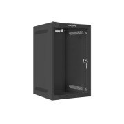 Hanging installation rack - 10'' 9U 280x310mm - black - Lanberg WF10-2309-10B