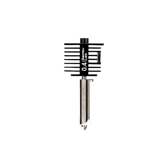 Hotend with hardened steel nozzle for Bambu Lab A1 series printers - 0.4 mm
