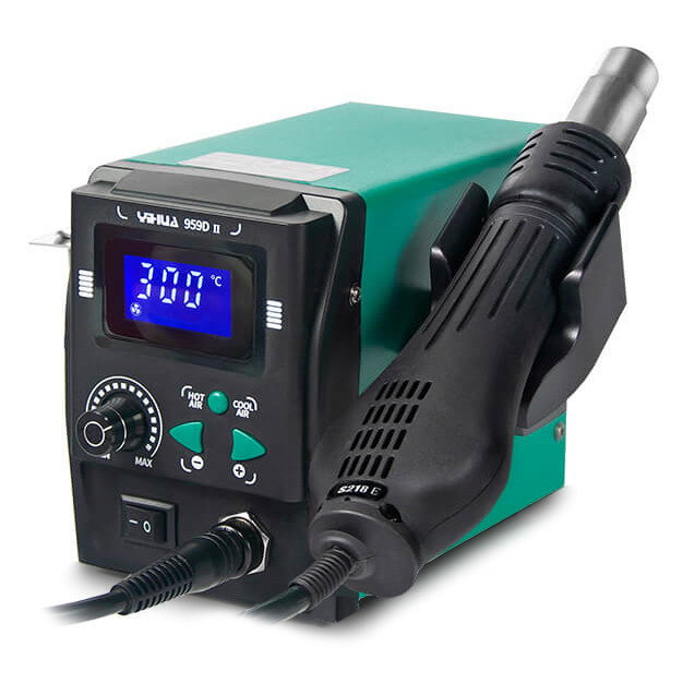 Yihua 959D-II hotair soldering station with fan in flask - 700W