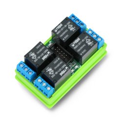 Tinycontrol LANKON-094 - relay module 4x10A /coil 5V  for GSM/LAN controller -  for DIN rail