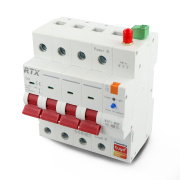 Tuya - 3-phase WiFi fuse with energy meter - 4P 16A - RTX WCB16-4P