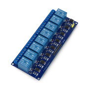 Buy Optoisolation relay module 8 channel - 10A /