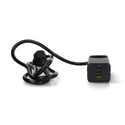 USB A 2x USB C power...