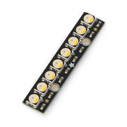 NeoPixel Stick - LED strip 8 x RGBW 5050 - WS2812B / SK6812 - warm white - Adafruit 2867