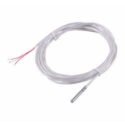 High temperature measuring probe PT1000 in stainless steel - 4x30mm...