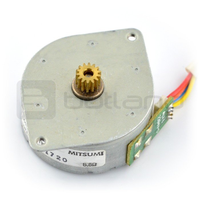 Stepper motor with gear M42SP-4 24V 0.2A 0.04Nm